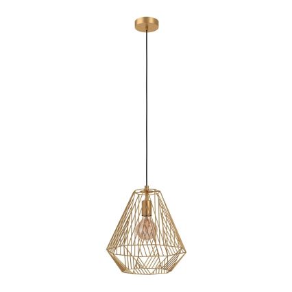 Eglo - Люстра на тросе 1xE27/40W/230V золотая