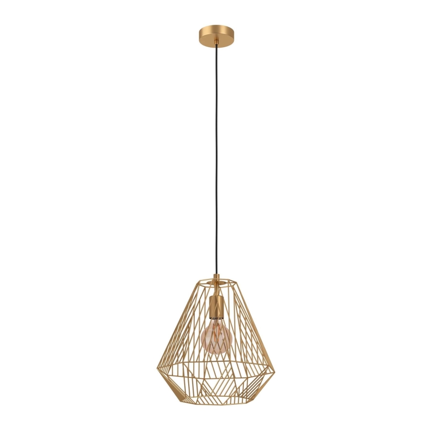 Eglo - Люстра на тросе 1xE27/40W/230V золотая