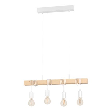 Eglo - Підвісна люстра TOWNSHEND 4xE27/60W/230V