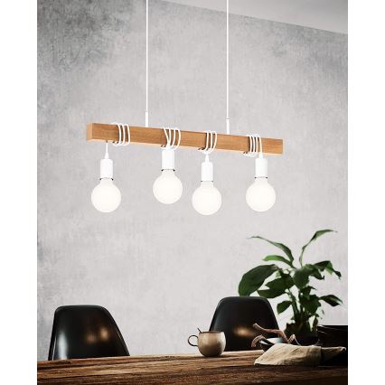 Eglo - Подвесная люстра TOWNSHEND 4xE27/60W/230V