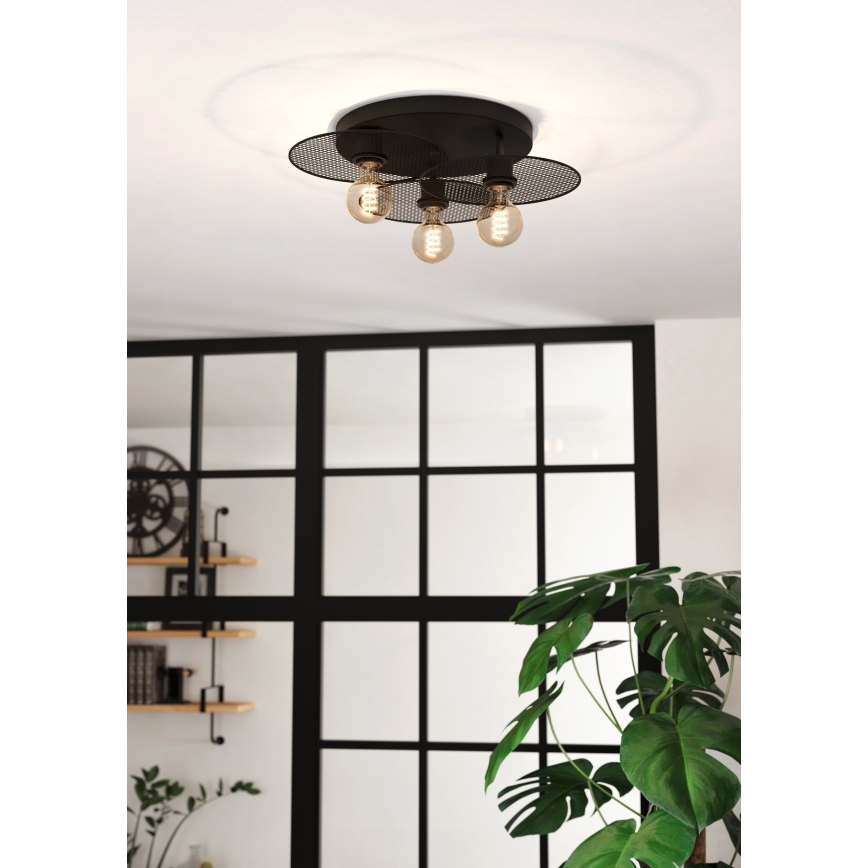 Eglo - Потолочный светильник 3xE27/40W/230V