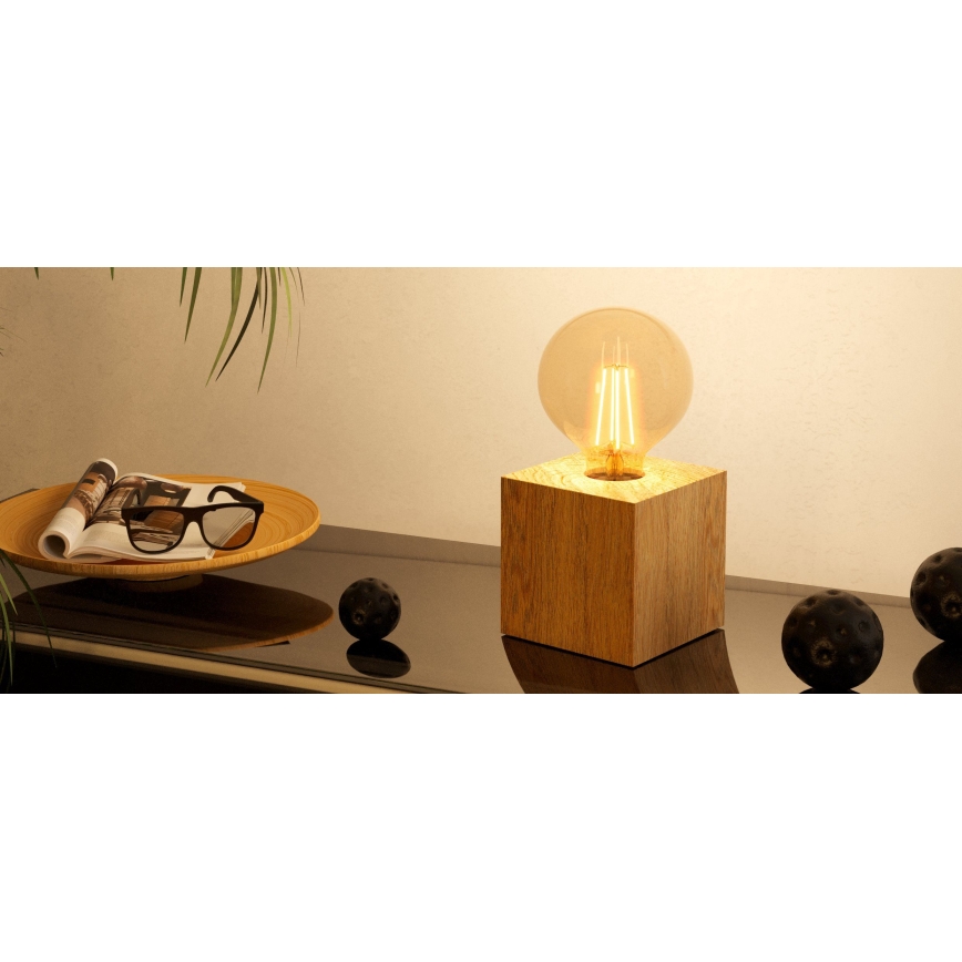 Eglo - Настольная лампа 1xE27/40W/230V бежевая