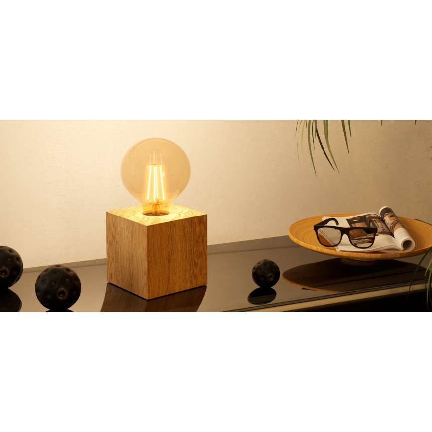 Eglo - Настольная лампа 1xE27/40W/230V бежевая