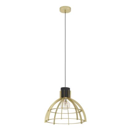 Eglo - Подвесная люстра 1xE27/40W/230V золотистый