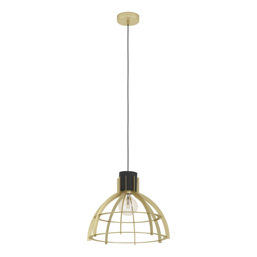 Eglo - Подвесная люстра 1xE27/40W/230V золотистый