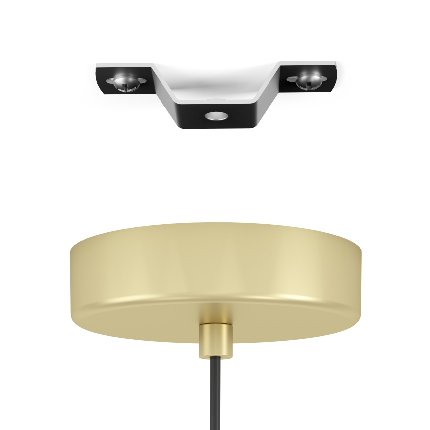 Eglo - Подвесная люстра 1xE27/40W/230V золотистый