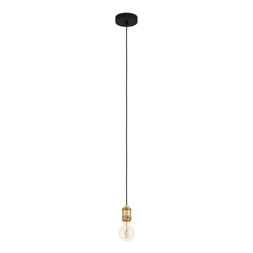 Eglo - Підвісна люстра 1xE27/40W/230V золотий