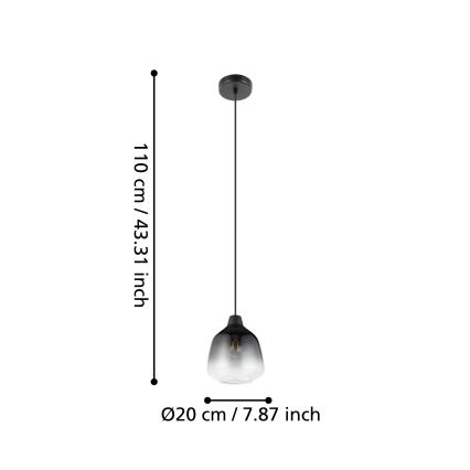 Eglo - Подвесная люстра 1xE27/40W/230V