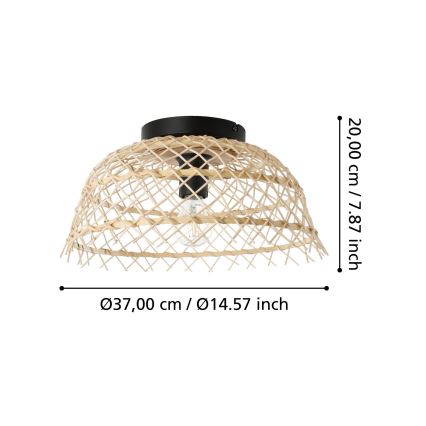 Eglo - Потолочный светильник 1xE27/40W/230V
