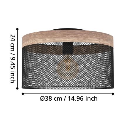 Eglo - Потолочный светильник 1xE27/40W/230V