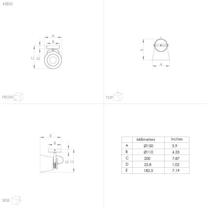 Eglo - Настенный точечный светильник 1xE27/28W/230V