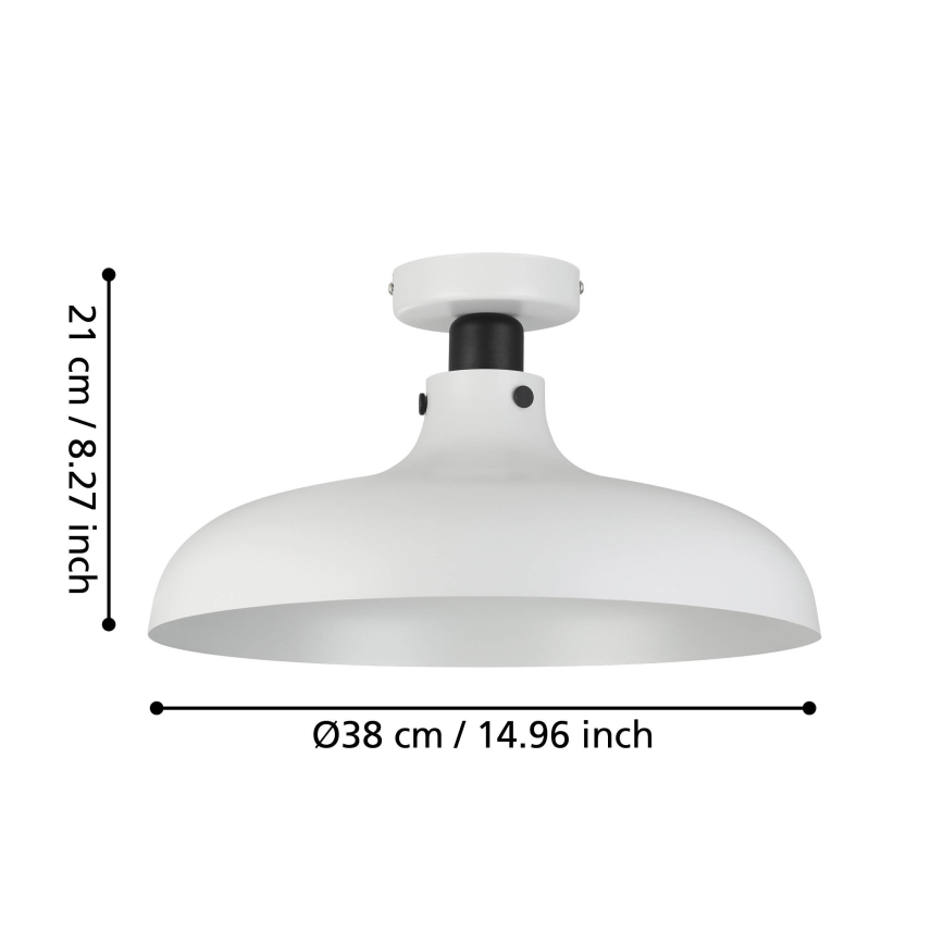 Eglo - Потолочный светильник 1xE27/40W/230V
