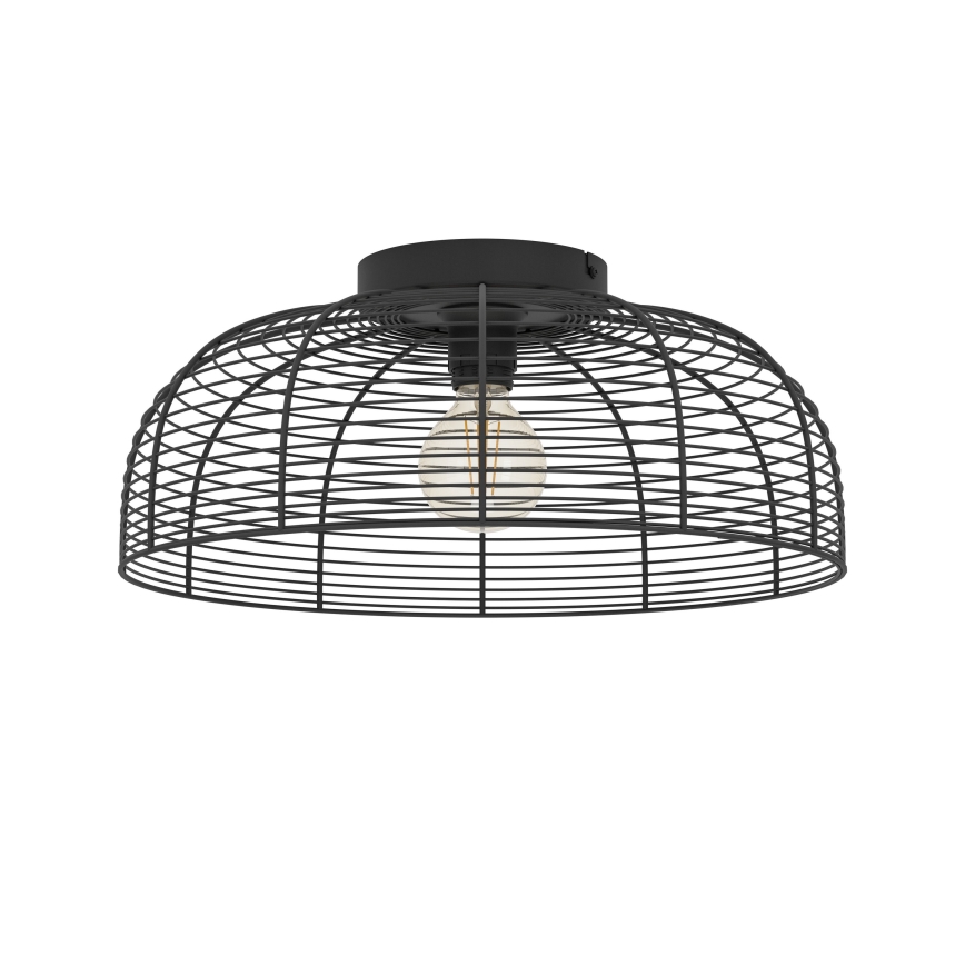Eglo - Стельовий світильник 1xE27/40W/230V чорний