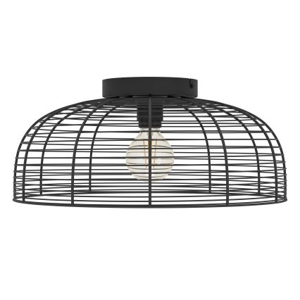 Eglo - Стельовий світильник 1xE27/40W/230V чорний