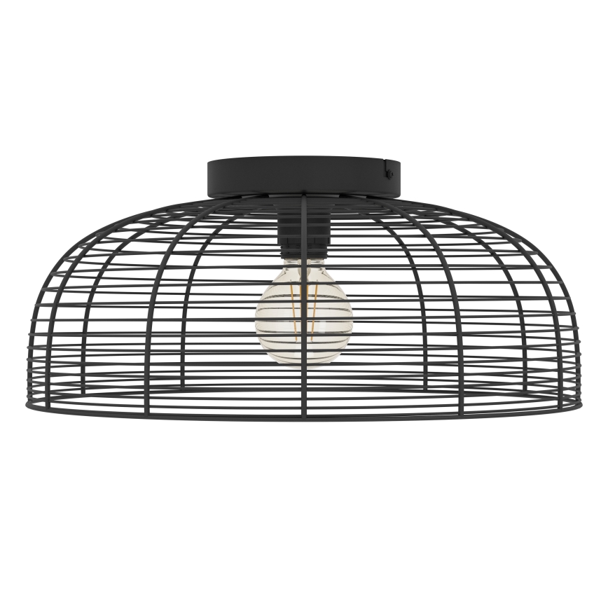 Eglo - Стельовий світильник 1xE27/40W/230V чорний