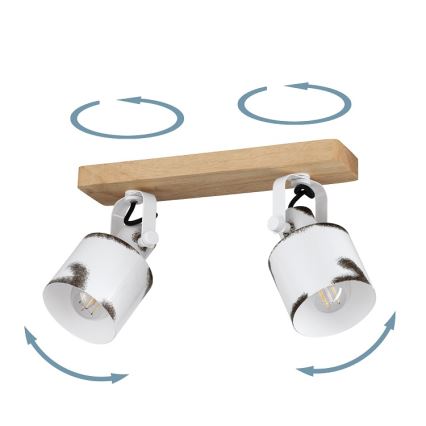 Eglo - Точковий світильник 2xE27/40W/230V