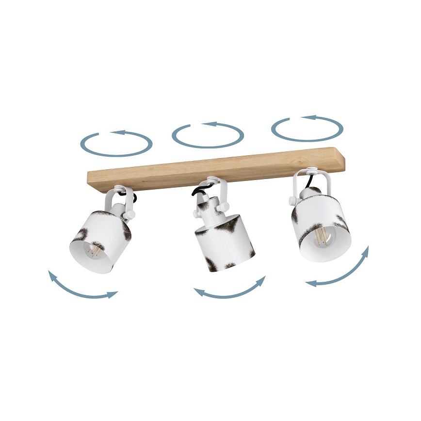 Eglo - Точечный светильник 3xE27/40W/230V