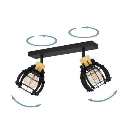 Eglo - Точковий світильник 2xE27/40W/230V