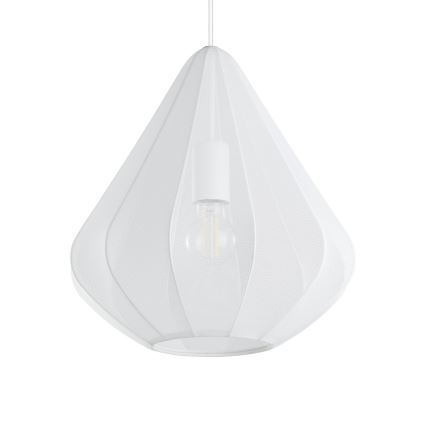 Eglo - Підвісна люстра 1xE27/40W/230V діаметр 33,5 см білий