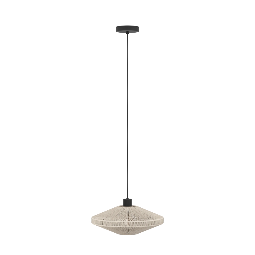Eglo - Люстра на тросе 1xE27/40W/230V, кремовая