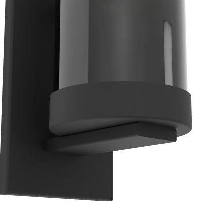 Eglo - Настенный светильник 1xE27/40W/230V черный