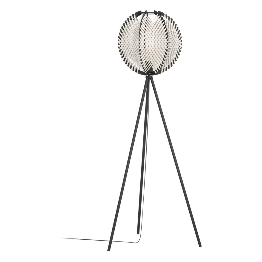 Eglo - Торшер 1xE27/40W/230V белый/черный