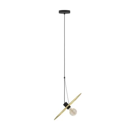 Eglo - Подвесная люстра 1xE27/40W/230V золотистый