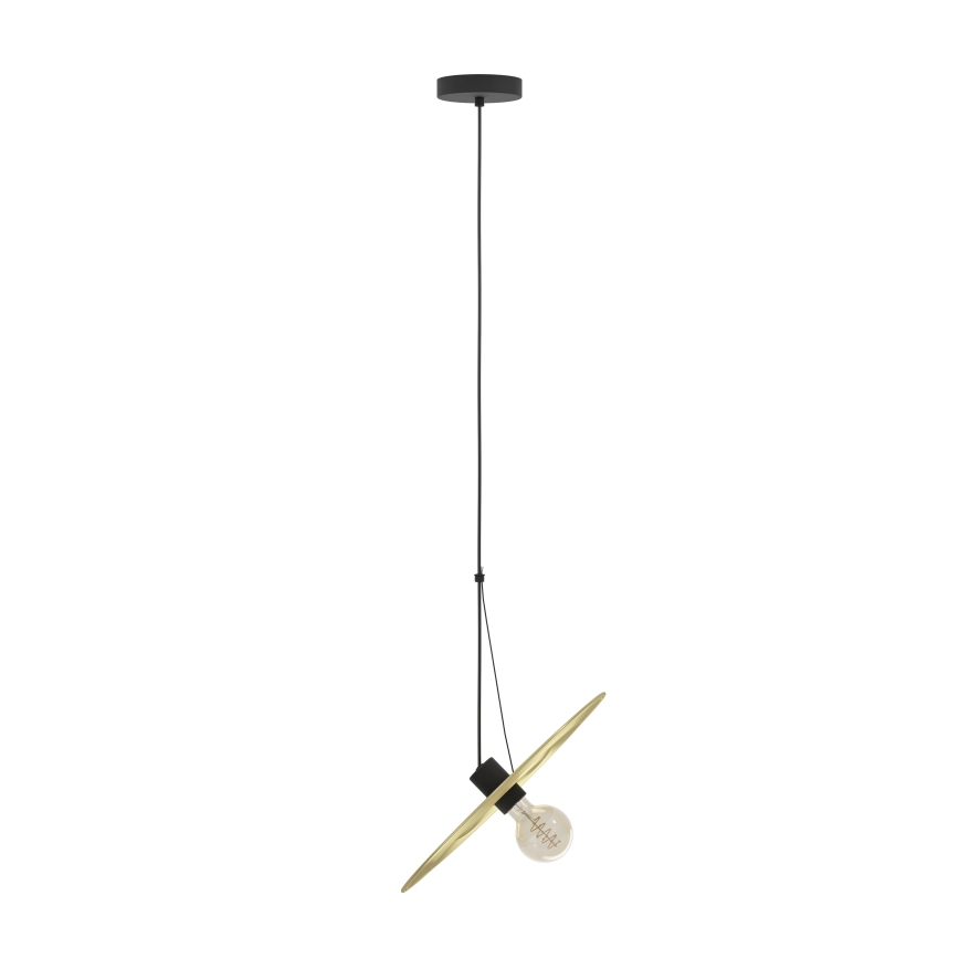 Eglo - Подвесная люстра 1xE27/40W/230V золотистый