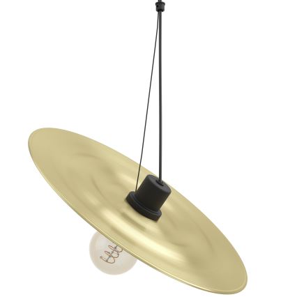 Eglo - Подвесная люстра 1xE27/40W/230V золотистый