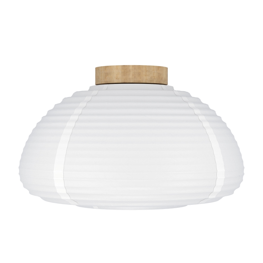 Eglo - Стельовий світильник 1xE27/40W/230V, діаметр 40 см, білий/бежевий