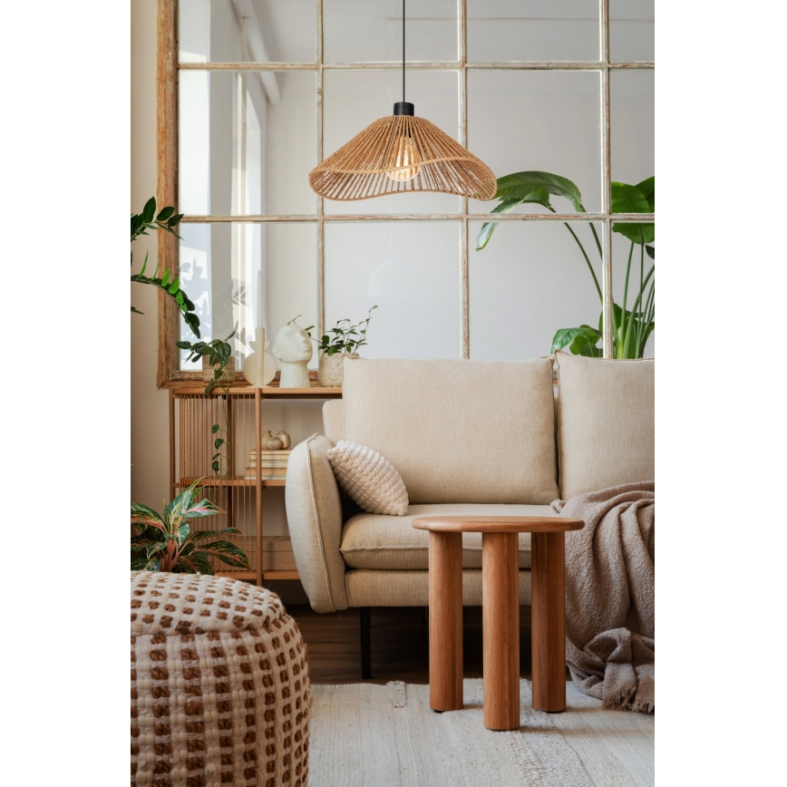 Eglo - Подвесная люстра 1xE27/60W/230V коричневый