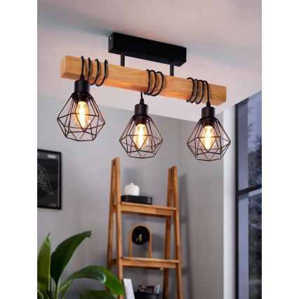 Eglo - Пристельова люстра TOWNSHEND 3xE27/60W/230V - FSC сертифіковано