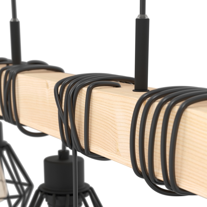 Eglo - Подвесной светильник на тросе TOWNSHEND 6xE27/60W/230V