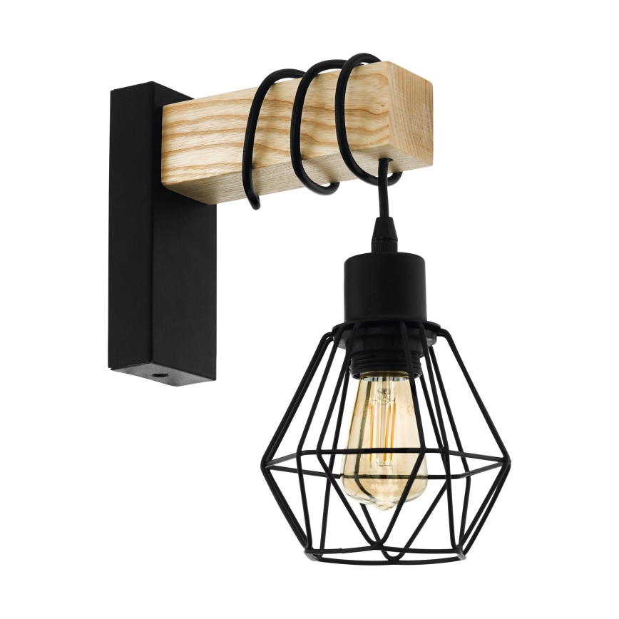 Eglo - Настінний світильник TOWNSHEND 1xE27/60W/230V - FSC сертифіковано