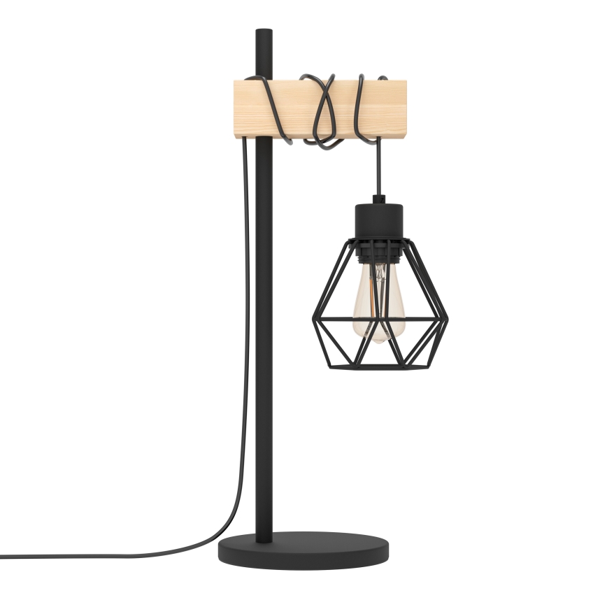 Eglo - Настільна лампа TOWNSHEND 1xE27/60W/230V - FSC сертифіковано