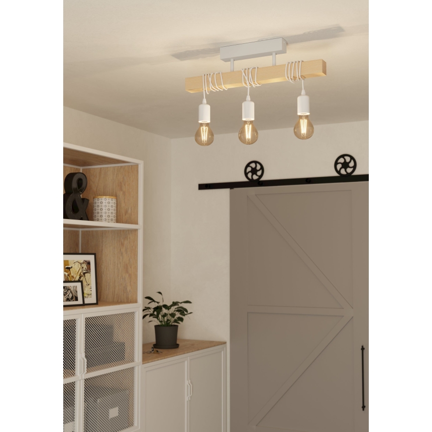 Eglo - Пристельова люстра TOWNSHEND 3xE27/60W/230V
