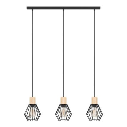 Eglo - Подвесная люстра 3xE27/60W/230V - сертифицировано FSC