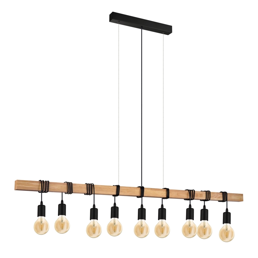 Eglo - Подвесная люстра TOWNSHEND 9xE27/60W/230V - сертифицировано FSC