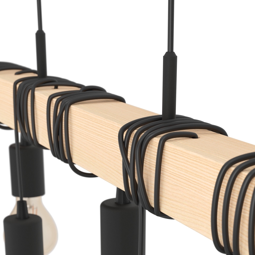 Eglo - Подвесная люстра TOWNSHEND 9xE27/60W/230V - сертифицировано FSC