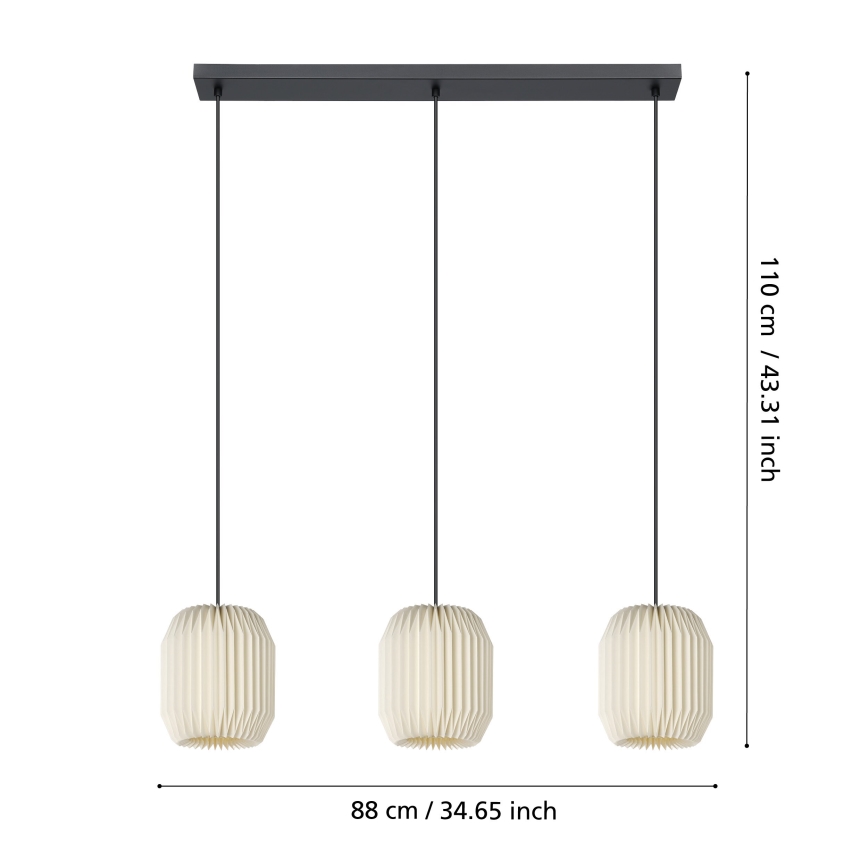 Eglo - Подвесная люстра 3xE27/40W/230V
