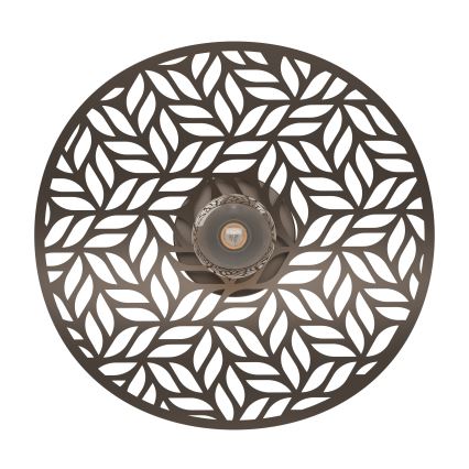 Eglo - Стельний світильник 1xE27/60W/230V Ø 40 см бронзовий