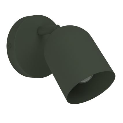 Eglo - настенный точечный светильник 1xE14/40W/230V зелёный