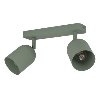 Eglo - Точковий світильник 2xE14/40W/230V зелений