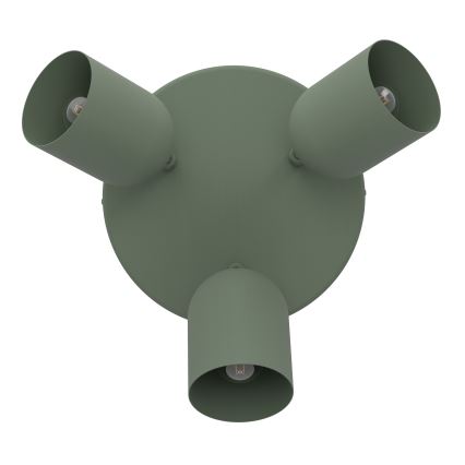 Eglo - Точечный светильник 3xE14/40W/230V, Ø 25 см, зелёный