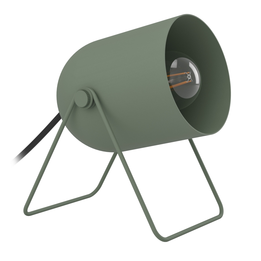 Eglo - Настольная лампа 1xE14/8W/230V зелёная