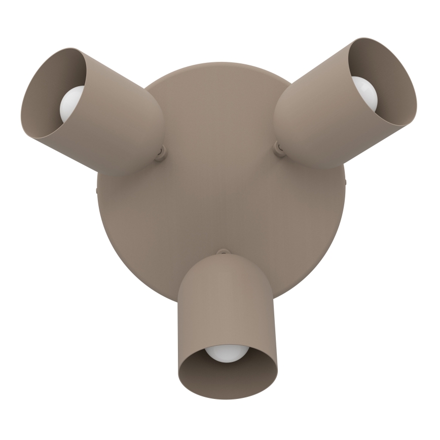 Eglo - Точечный светильник 3xE14/40W/230V, диаметр 25 см, бежевый