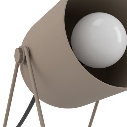 Eglo - Настольная лампа 1xE14/8W/230V бежевая