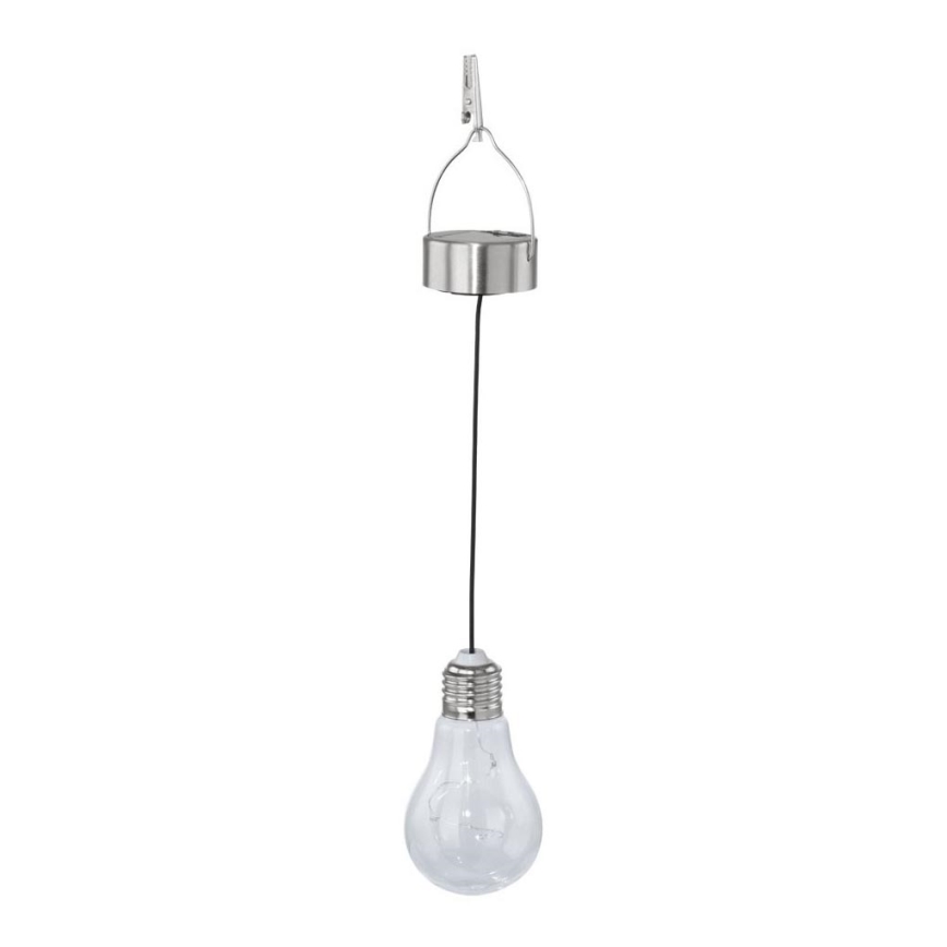 Eglo 48514 - LED Підвісний світильник на сонячній батареї LED/0,06W/1,2V IP44 глянцевий хром
