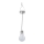 Eglo 48514 - LED Підвісний світильник на сонячній батареї LED/0,06W/1,2V IP44 глянцевий хром