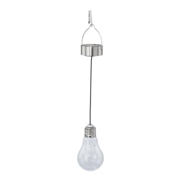 Eglo 48514 - LED Солнечный подвесной светильник LED/0.06W/1.2V 150mAh IP44 блестящий хром